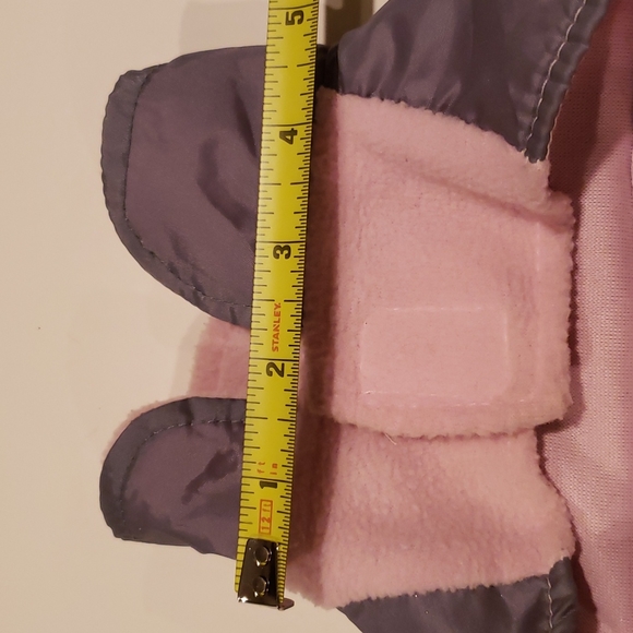 Pink fleece dog coat jacket - Picture 4 of 6
